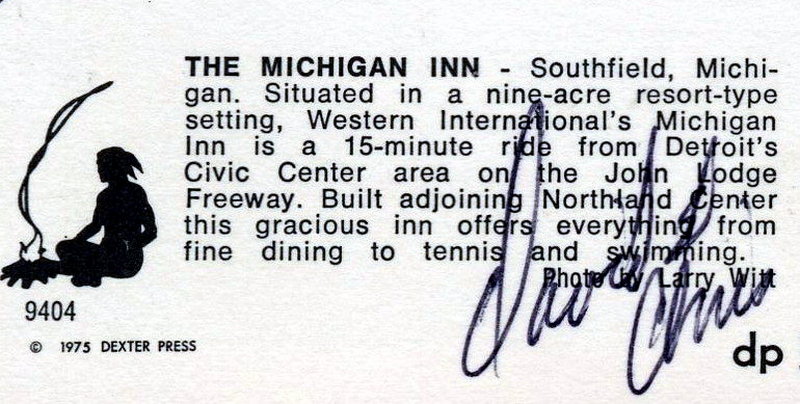 Michigan Inn - Vintage Postcard